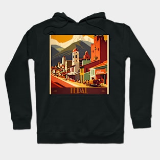 Nepal Vintage Travel Art Poster Hoodie